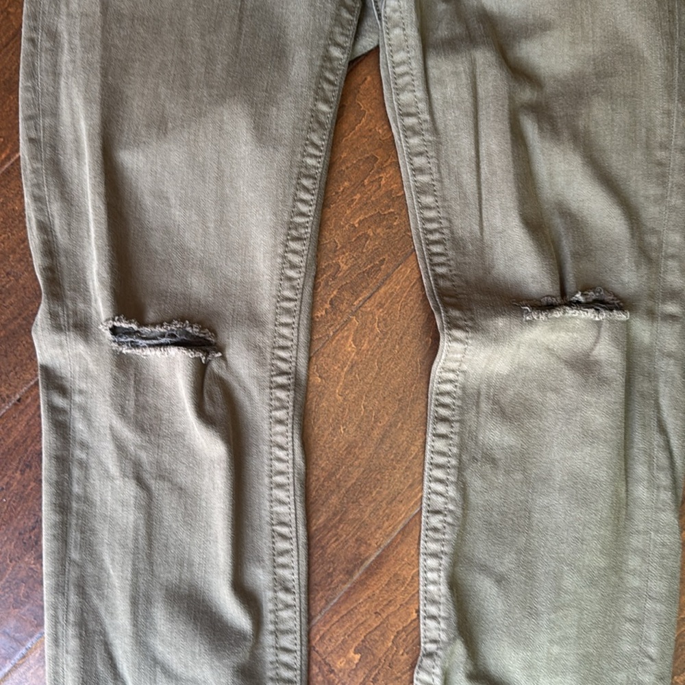 Miss Me Women's mid rise skinny green Jeans - Picture 4 of 7